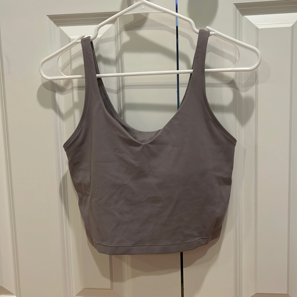 Lululemon cropped align tank purple